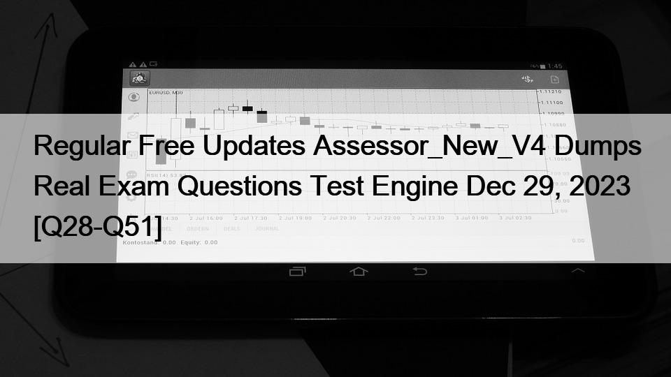 Regular Free Updates Assessor_New_V4 Dumps Real Exam Questions Test Engine Dec 29, 2023 [Q28-Q51]